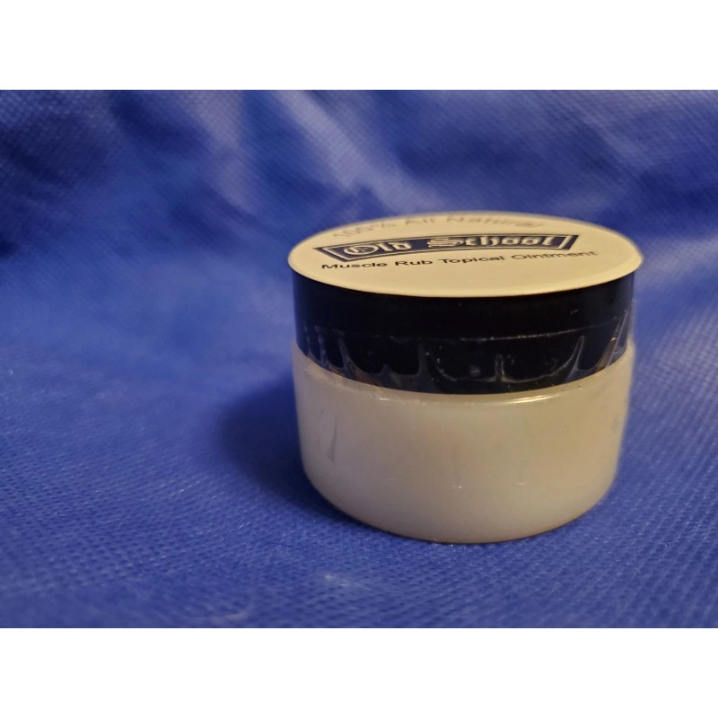 Old School 100% Natural Muscle Rub Topical Ointment Deep Penetrating
