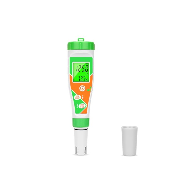 ORAPXI pH Meter for Water Hydroponics Nutrient 4 in 1
