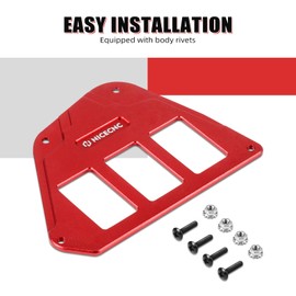 NICECNC Red Rocker Switch Panel Housing Holder Compatible with Honda Talon 1000R SXS10S2R 2024, Talon 1000X SXS10S2X 2019-2022, Talon 1000X-4 SXS10S4 2020-2022, See Fitments