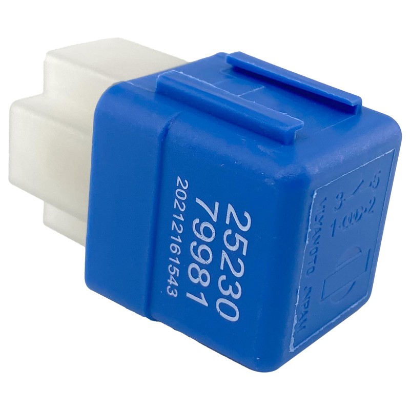 25230-79981 Relay (1-Pack) 12V 4-Pin Automotive Micro Relay, Compatible with