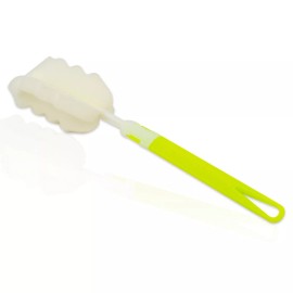 Tool Guy Republic Bottle Sponge Brush with Long Handle - Soft for Cleaning Bottles, Cups (10 Pack)