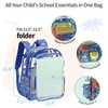 BrainyBees Clear Backpack for Boys - 15 Inch Heavy Duty