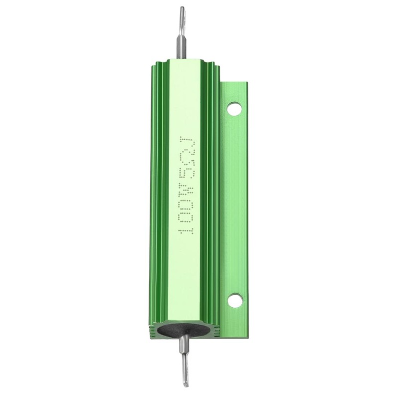 sourcing map Aluminium Housing Resistor 100 W 5 Ohm Wire