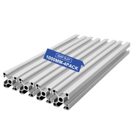 Seekliny 3030 Aluminum Extrusion T-Slot 1000mm Silver 4 Pack European Standard 30x30 Extruded Aluminum T-Slotted 30 Series Aluminum Profile