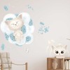 WANDKIND V375 Cuddly Cat Wall Sticker for Children's Room Hand-Drawn