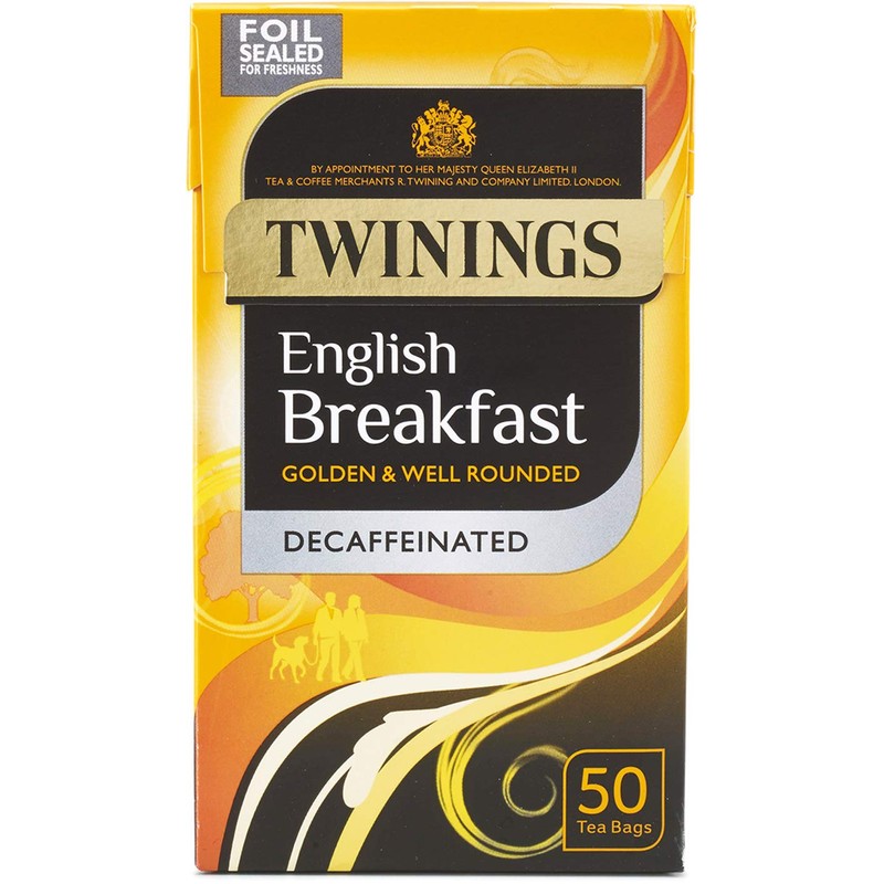 Twinings Decaffeinated English Breakfast Tea 200 Tea Bags (Multipack of