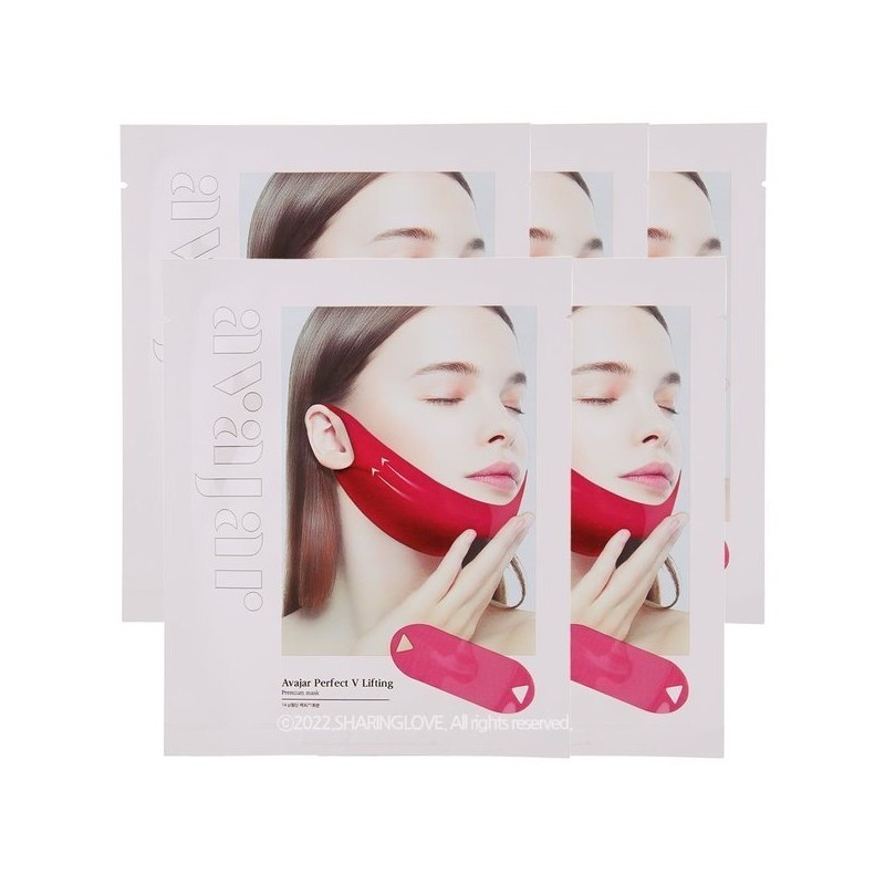 Avajar Perfect V Lifting Premium Mask 5 times / 에이바자르