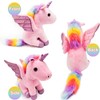 Heionia Unicorn Cuddly Toy Plush Rainbow Unicorn Plush Toy Unicorn