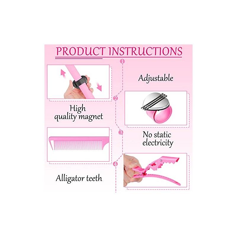 Nuenen Hair Braiding Tools 7 Pieces Set Including Magnetic Pin