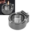 Stainless Steel Ashtray with Matches Lighter Function for Home Office
