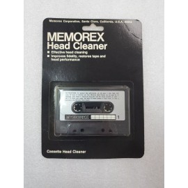 Memorex Cassette Head Cleaner Audio Dry Type Vintage NOS