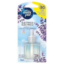Ambi Pur Lavanda Ricarica Diffusore Elettrico Per Ambienti 9x20ml, Per Rimuovere Gli Odori