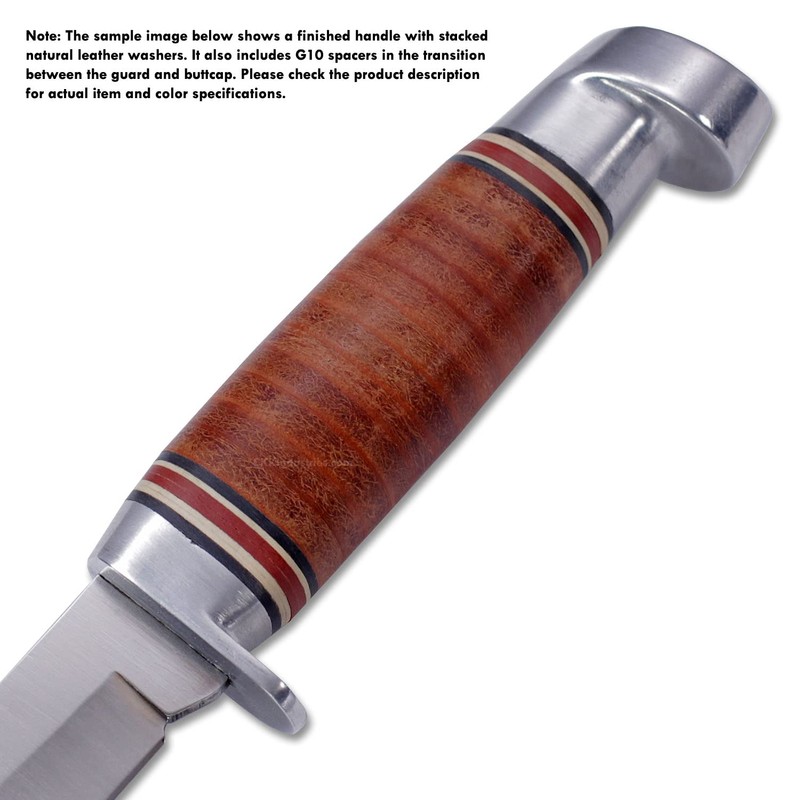 Water Buffalo Leather Handle Washers - Oval Shape - (1.30