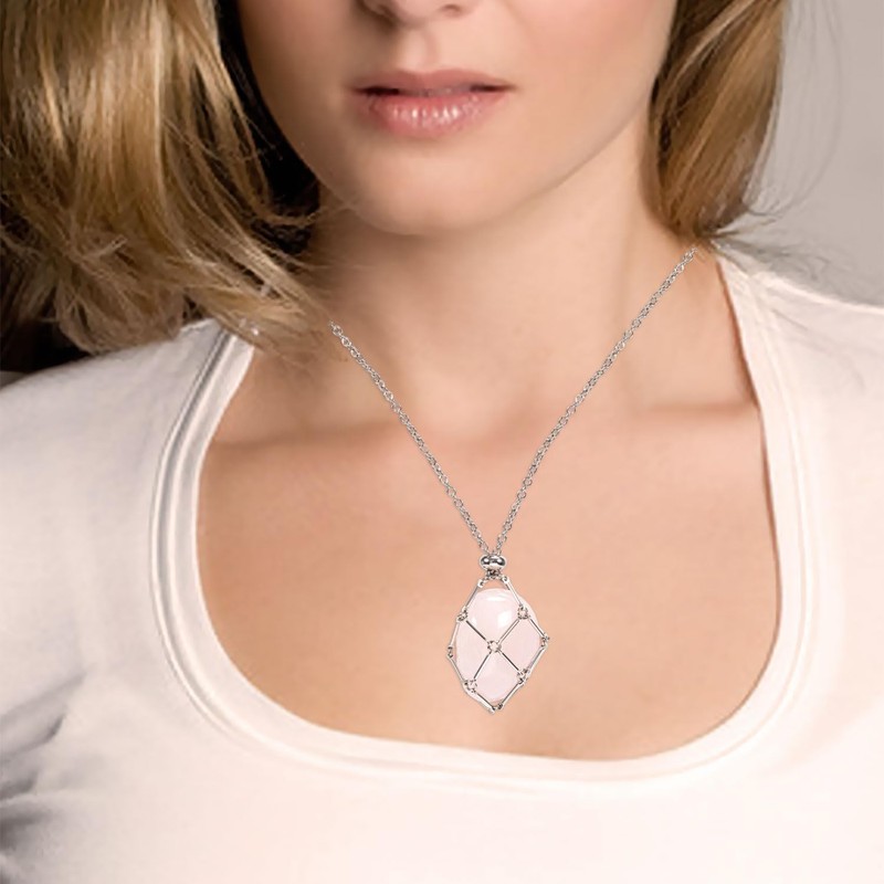 Crystal Necklace for Women, Healing Crystals for Spiritual Energy, Handmade