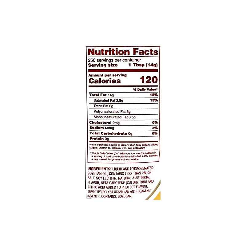 Chef's Quality: Liquid Butter Alternative 1 Gallon (2 Pack)