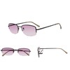 Reading Glasses 5 Pairs Half-rim Metal Eyeglasses Women Men Include