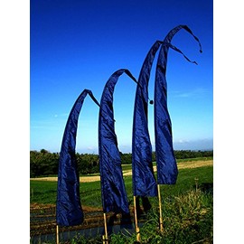 Bali Flag Polyester Navy Blue 4 Metres