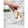 Double Sponge Holder, Water-Absorbing Stone Dish Sponge Caddy for Kitchen
