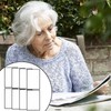Yuiturt 8 Pcs 3X Magnifying Sheet, Ultra-Thin Lay-Flat Page Magnifier