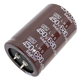 Elko Capacitor Radial 680µF 450V | Snap-in Electrolytic Capacitor up to 105°C | 680uF Electrolytic Capacitor from UCC