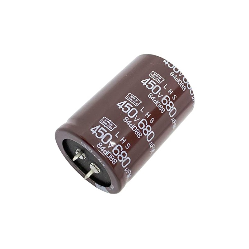 Elko Capacitor Radial 680µF 450V | Snap-in Electrolytic Capacitor up