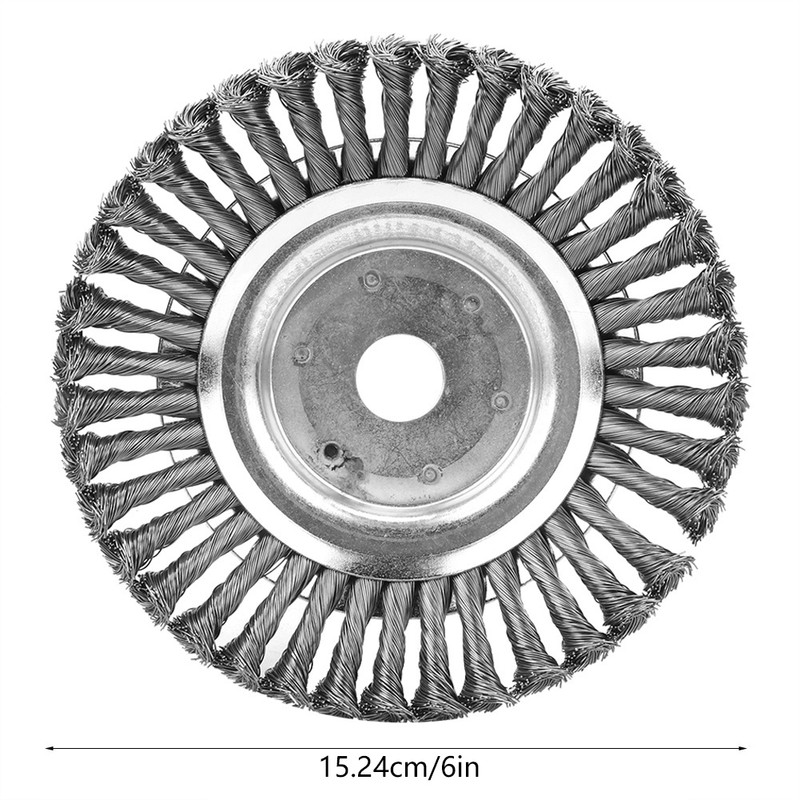 Lawn Mower Fittings Universal Weed Brush Rotating Weeding Brush 6in