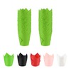 Xindtek Tulip Cupcake Liners 100-Count Baking Cups, Paper, Disposable, Green,