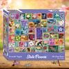 Re-marks State Flowers Stamp Collage Jigsaw Puzzle, 500 Large Piece