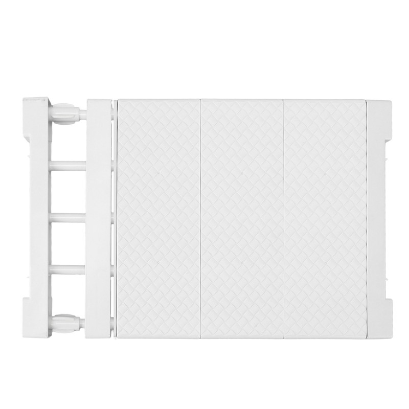 Tension Shelf Adjustable Closet Divider 24cm Width Storage Rack for