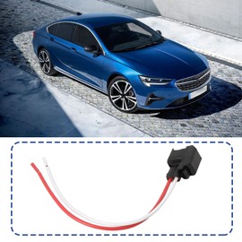 ECSiNG 2PCS Car Bulb Repair Plug Connector Wire Compatible with Ford Focus 1998-2009 Line Length 15cm DJ7023C-1.5-21 2-Pin Automotive Connector Wiring Harness