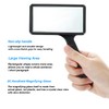 3X Handheld Magnifier, 3.77 x 1.89 Inch Rectangular Magnifying Glass,