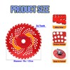 2 Pack 9" 36 Teeth Carbide Tipped Blades for Brush