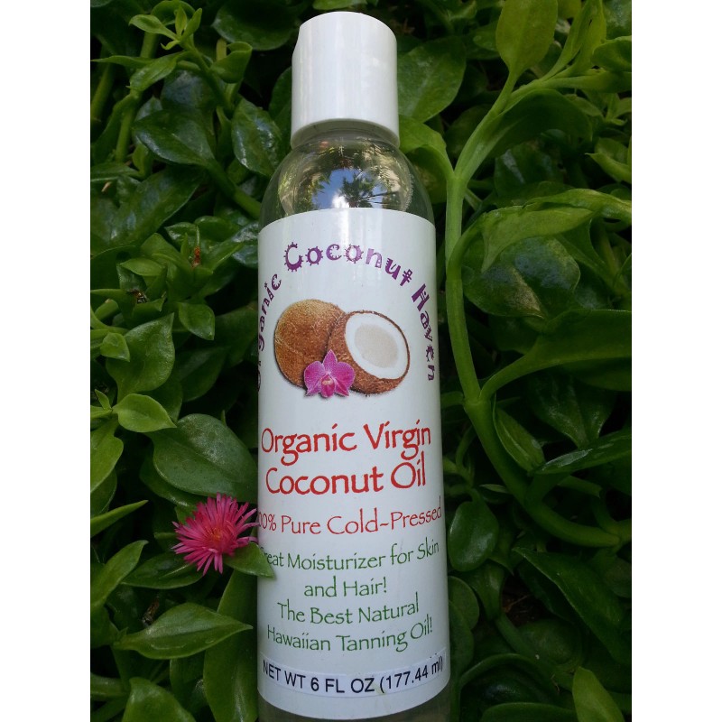 Organic Virgin Coconut Oil 100% Pure-Cold Pressed 6oz. Unscented for