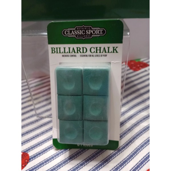 EastPointSports BILLIARD CHALK Classic Sport 6-PK Pre-Hollowed to Fit Cue
