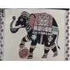 Asita Unisex Boho Cross Body Tapestry Elephant Bag, Beige, Medium
