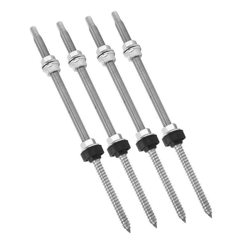 4PCS PV Bracket Double Head Screw Stainless Steel Anti Corrosion