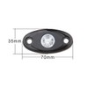 YONEDA 4 Pods Blue Rock Lights 6000K Ultra Bright LED
