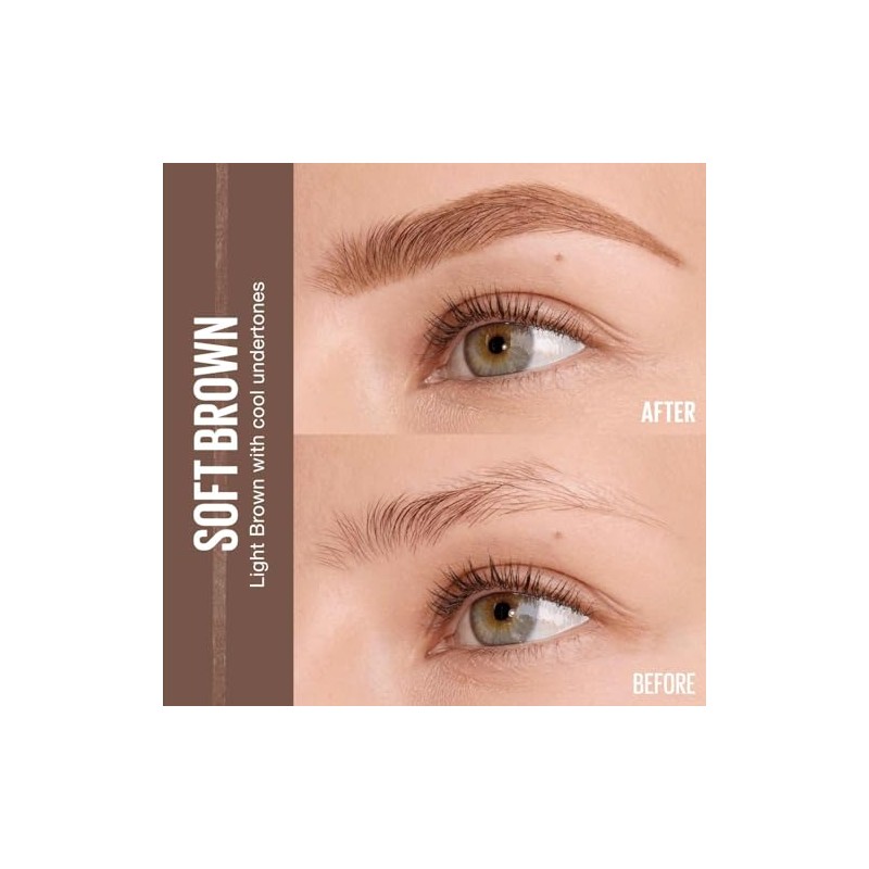 Maybelline New York Brow ultra slim defining eyebrow pencil, Soft