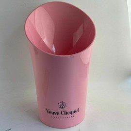 VEUVE CLICQUOT PINK ROSE CHAMPAGNE 15" ACRYLIC ICE BUCKET MAGNUM NEW