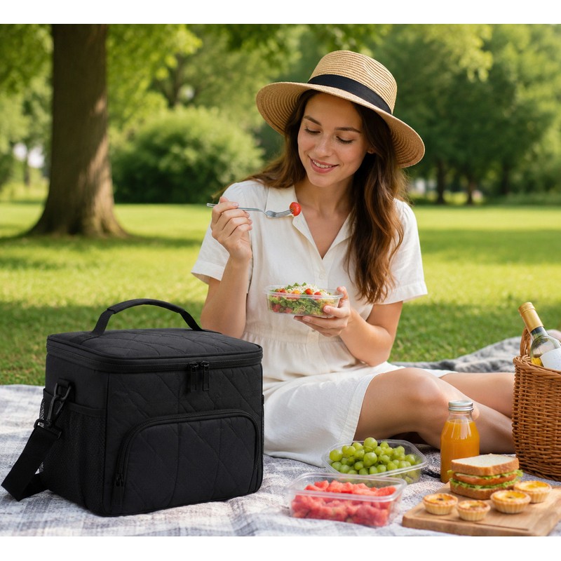Insulated Lunch Bag for Work & Outdoor Picnic – Leakproof