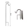 GULELAYAR Shepherd Hooks for Outdoor 30 Inches Tall Plant Baskets