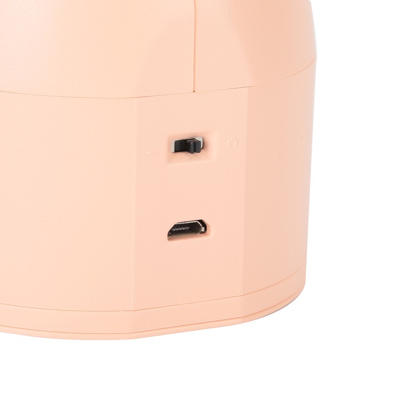 PeacockShaped Projection Lamp Decorative Light Touch Control ABS Nightlight Bedroom(Pink