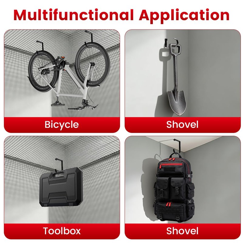 Payivsve Bike Hooks for Garage Ceiling Mount Rack, Add on