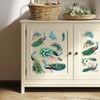 beinkmake 4 Sheets Peacock Rub-on Transfers for Crafts & Furniture,