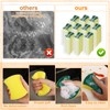 Ovveroche 100 Pcs Individually Wrapped Sponges,Uncompressed Non Scratch Scrouing Sponges