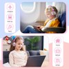 AXFEE Children's Headphones, Bluetooth, Girls' Cat Ear Headphones, Over-Ear with