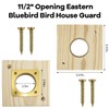 ZJ1WYZQQ Bluebird House Predator Guard， with Copper Gate Predator Protection