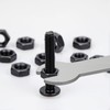 Hex Nut M6 Stainless Steel Nut, Pack of 50 Black