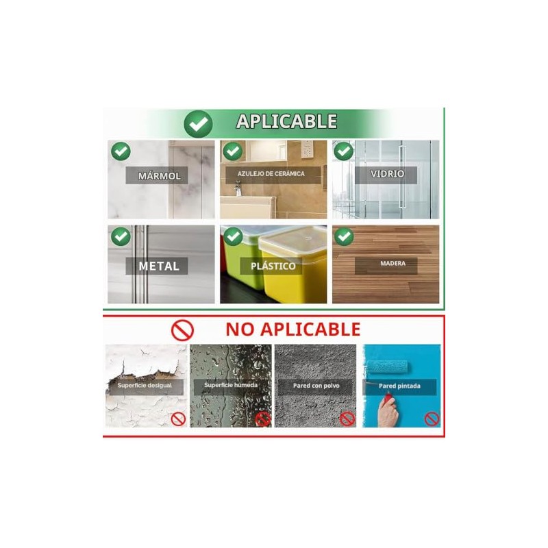 KoCaBo Reutilizable Nano Tape,3 Rollos*1M(Total 3M),Cinta Doble Cara Transparente,Cinta Nano