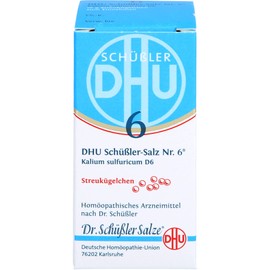 DHU Schüßler Salt No. 6 Potassium Sulfuricum D6 Scattering Balls 10 g Globules
